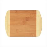 HST70300 Two-Tone Bamboo Cutting Board With Custom Imprint